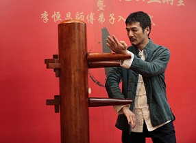 詠春拳十節(jié)木人樁法-央視播放
